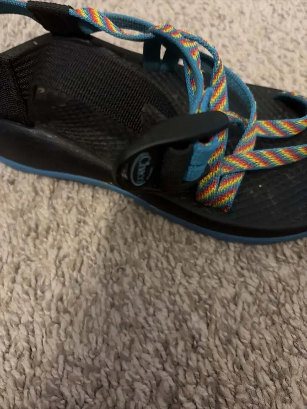 Chaco ZX2 Classic Kids/Youth Sandals Rainbow Multi-Strap